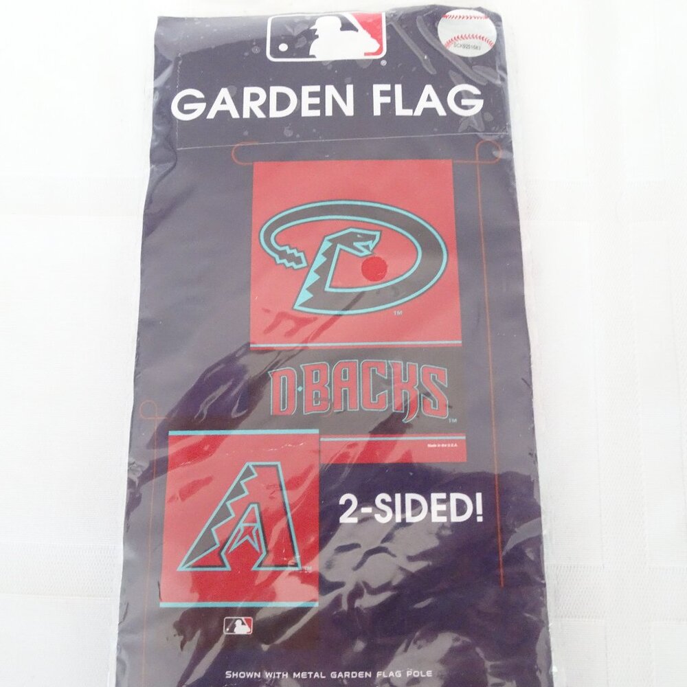WinCraft MLB Arizona Diamondback‎ Garden Flag. 12"x18" double sided. New
